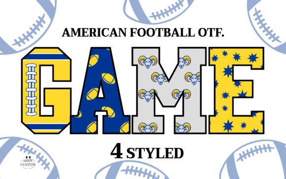 American Football Rams: Infusing Gridiron Grit into Your Designs