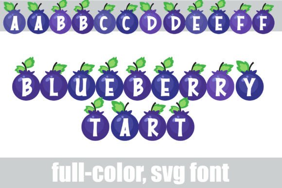 Blueberry Tart: A Creative Font for Whimsical Designs