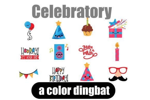 Celebrate Every Design: A Kawaii Twist on Modern Typography