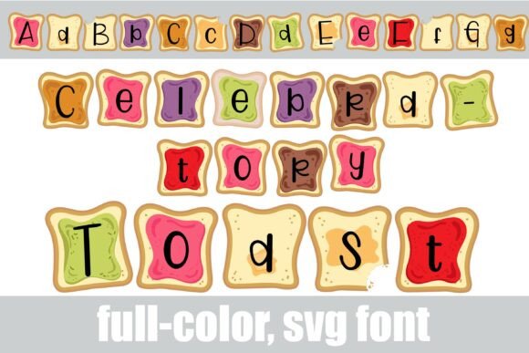 Celebrate Every Design with the Celebratory Toast Font