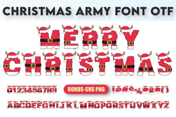 Christmas Army Font: A Playful Twist on Holiday Typography