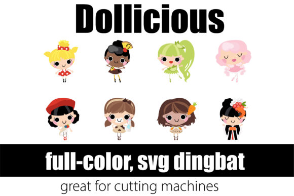 Dollicious: A Playful Color Font for Creative Projects