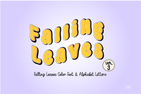 Falling Leaves Yellow: A Font for Vibrant, Eye-Catching Designs