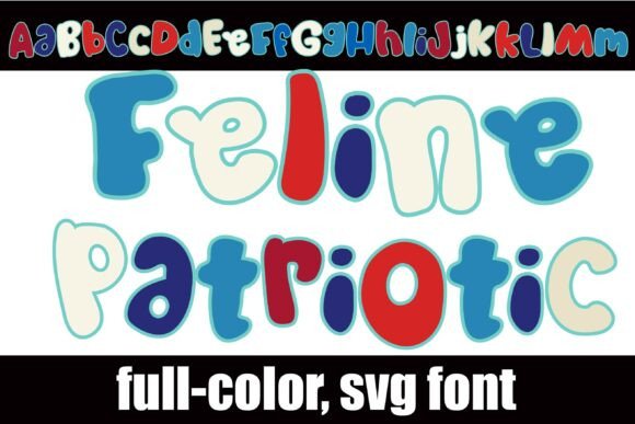 Feline Patriotic: A Playful Font for Standout Designs