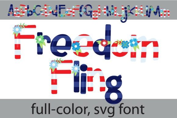 Freedom Fling: The Colorful Sans Serif for Bold Branding