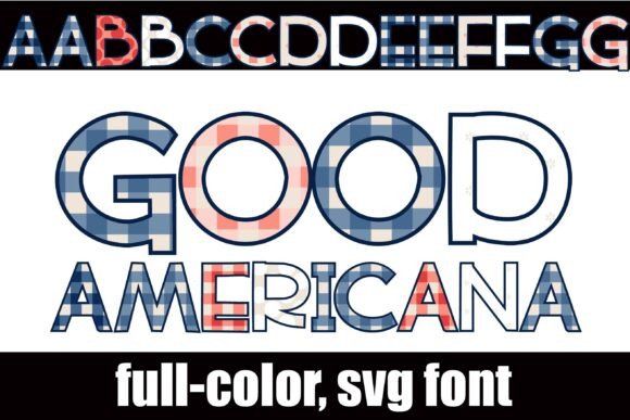 Good Americana: A Color Font for Authentic Design