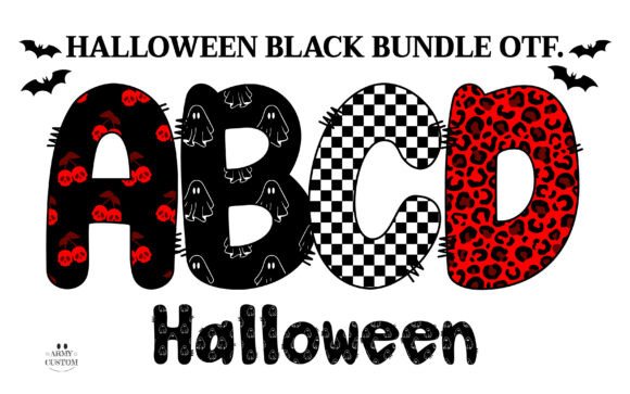 Halloweenblack Cherryskull: Bold Color Type for Creative Projects