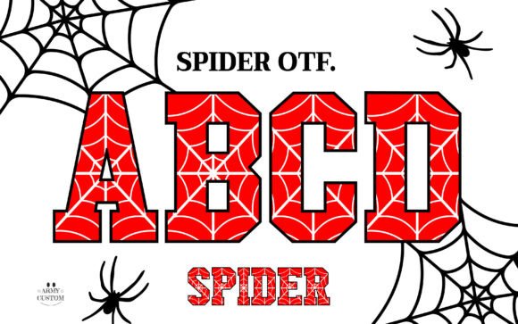 SpiderVarsity: A Display Font with Heroic Appeal